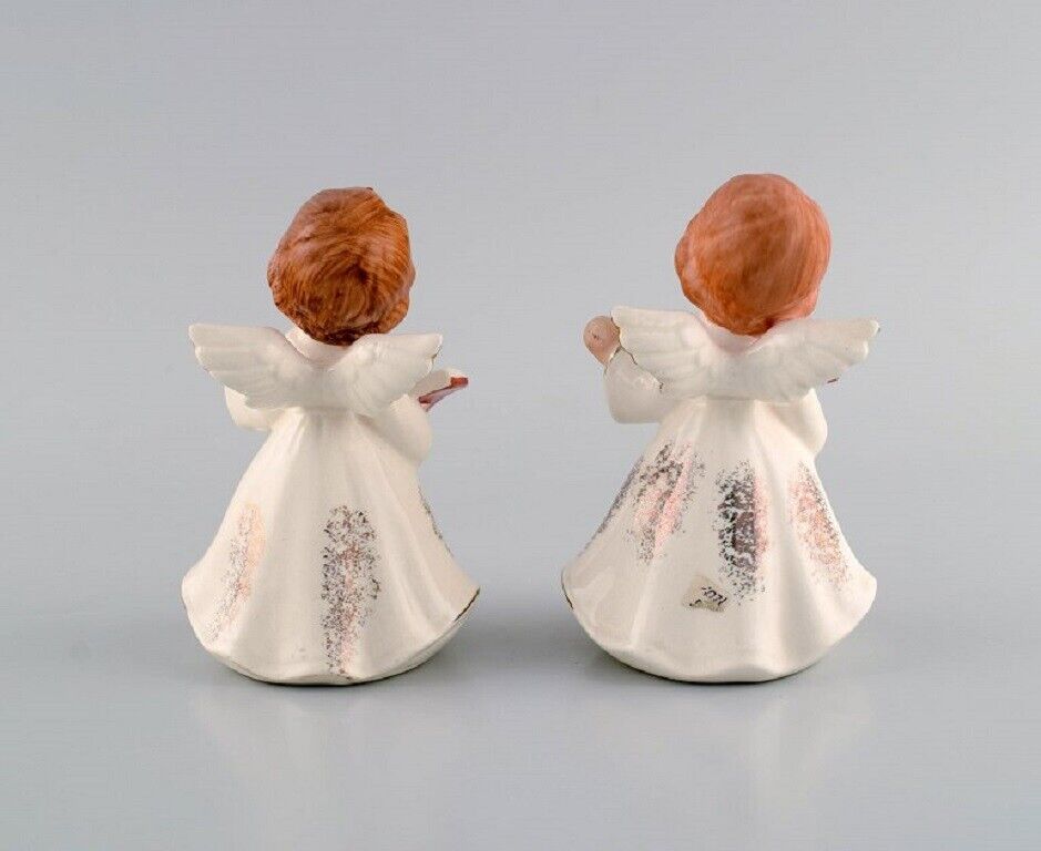 Five porcelain figurines Angels and children 1980s