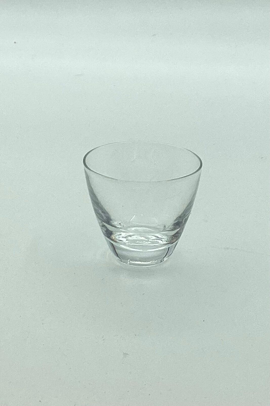 White "Copenhagen" schnapps glass from Holmegaard Glassworks Designed by Per