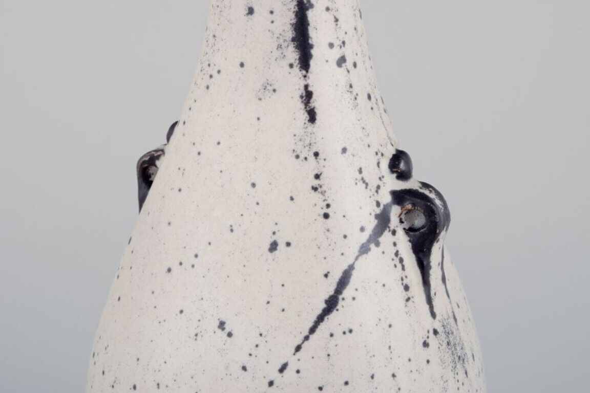 Svend Hammershøi for Kähler Ceramic vase with a narrow neck 1930s