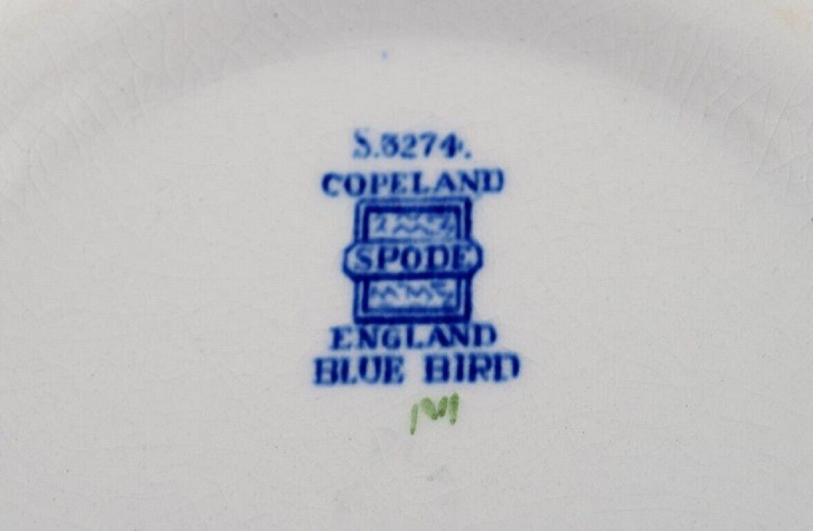 Spode England Blue Bird service in hand-painted porcelain 1930s/40s