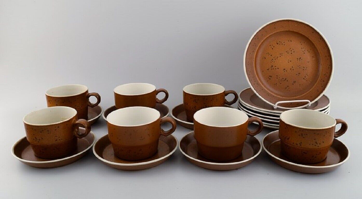 Stig Lindberg for Gustavsberg Coq coffee service for seven people