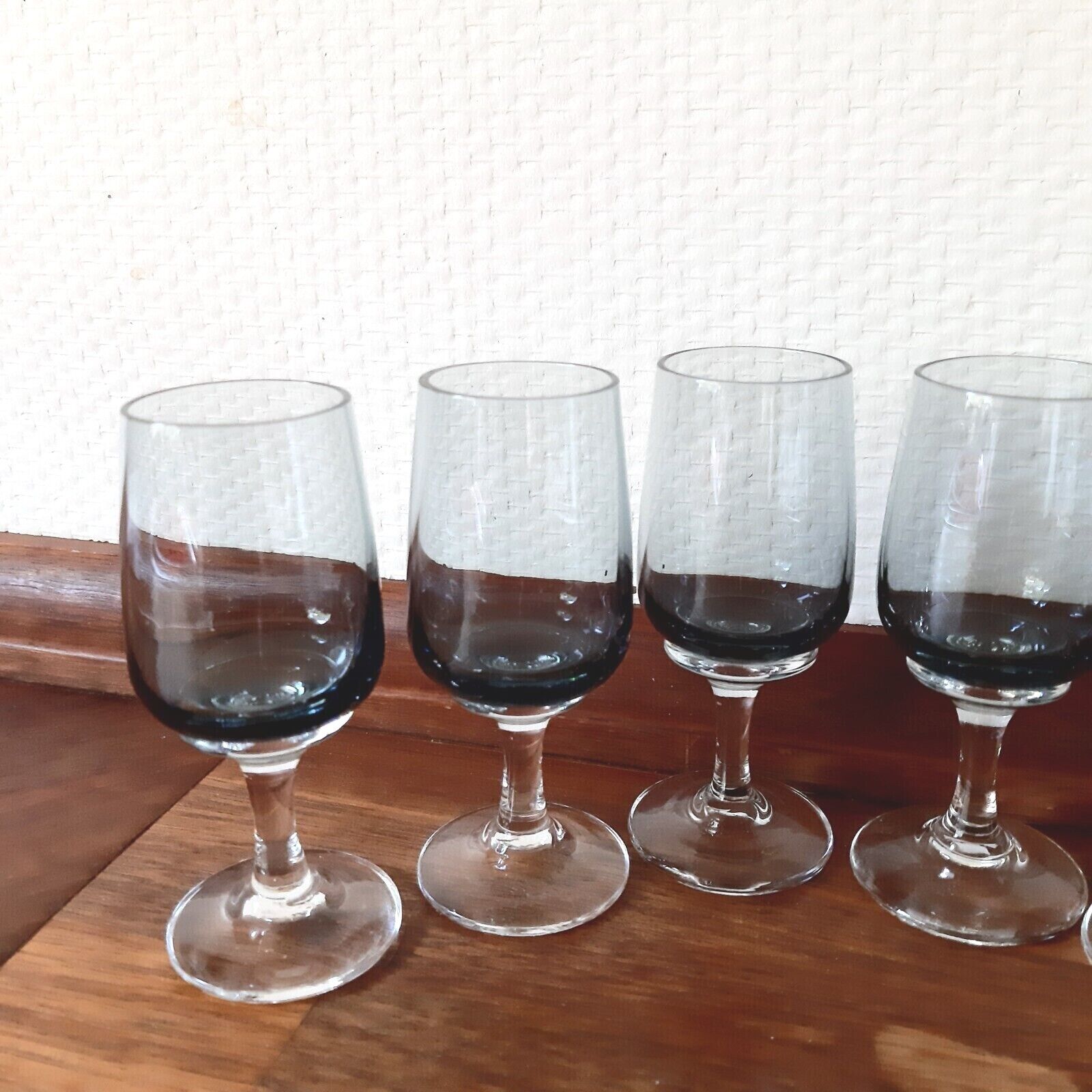 Set of 6 ATLANTIC CORDIAL / Sherry glasses 5 cl PER LUTKEN HOLMEGAARD 1962 - 75