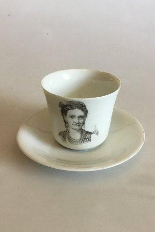 Bing  Grondahl 6 Coffee Cups with Portraits of Politicians