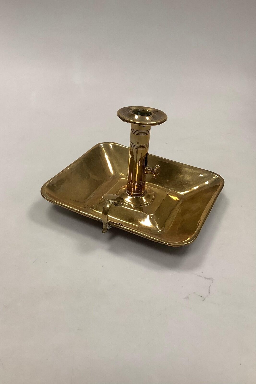 Brass chamber candlestick