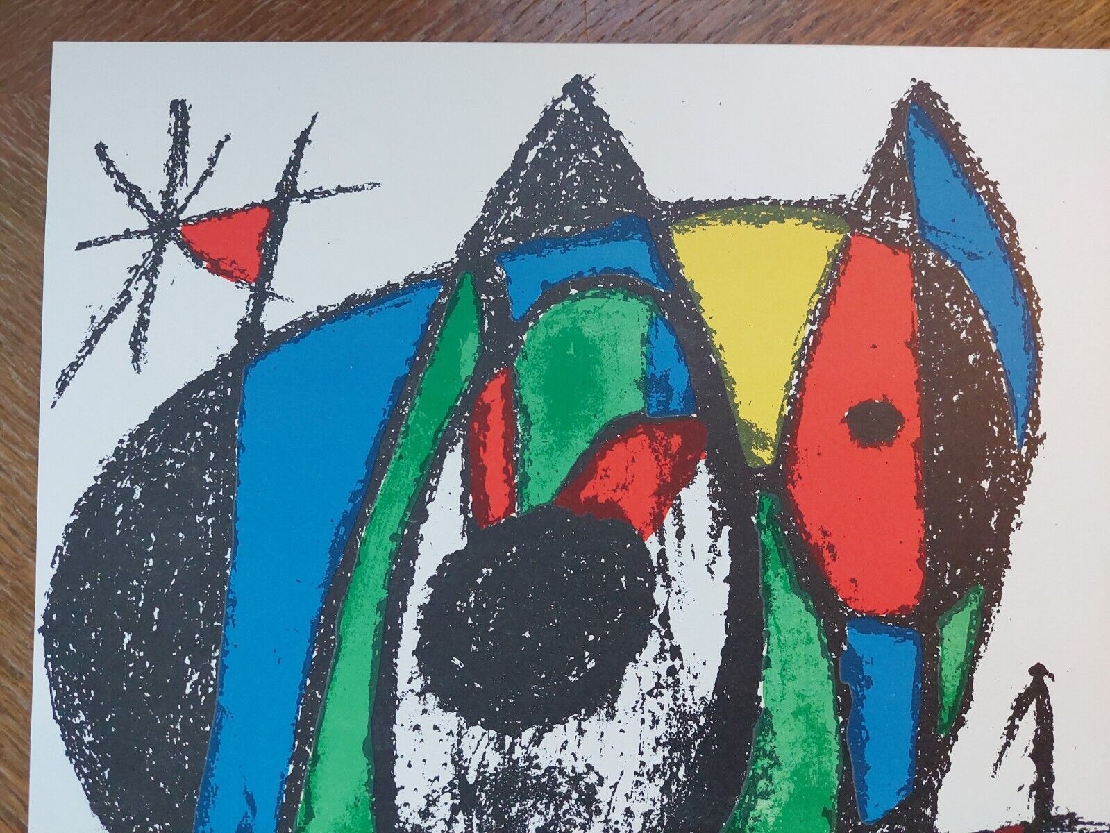 Joan MIRO Original lithograph Mourlot Paris 1975 Original print by Miró