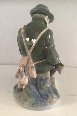 Royal Copenhagen Figurine Hunter with dog No 1087