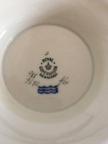 Royal Copenhagen Dagmar Gravy Bowl with fixed saucer No 9580