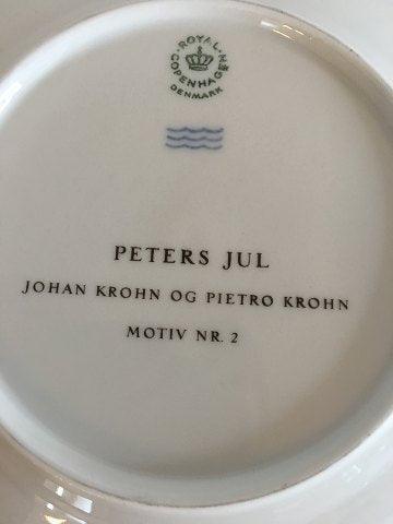 Royal Copenhagen Peter's Christmas Plate Motive No 2