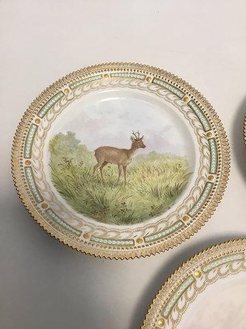 Royal Copenhagen Flora Danica/Fauna Danica Game Luncheon Plates No 239A/3550