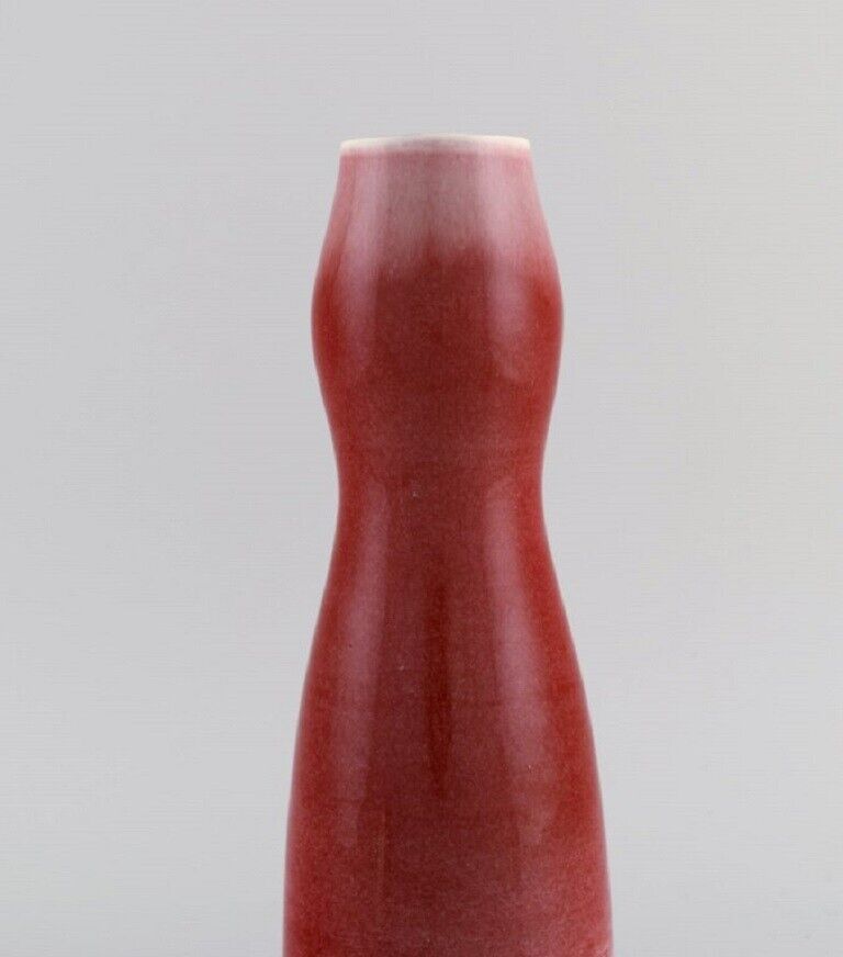 Liisa Hallamaa for Arabia Unique vase in glazed ceramics 1960s