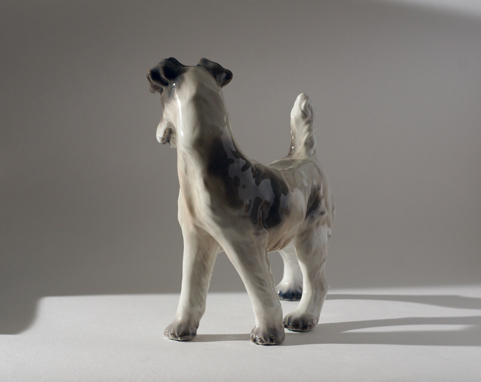 Dahl Jensen Standing Foxterrier terrier - Dog figurine