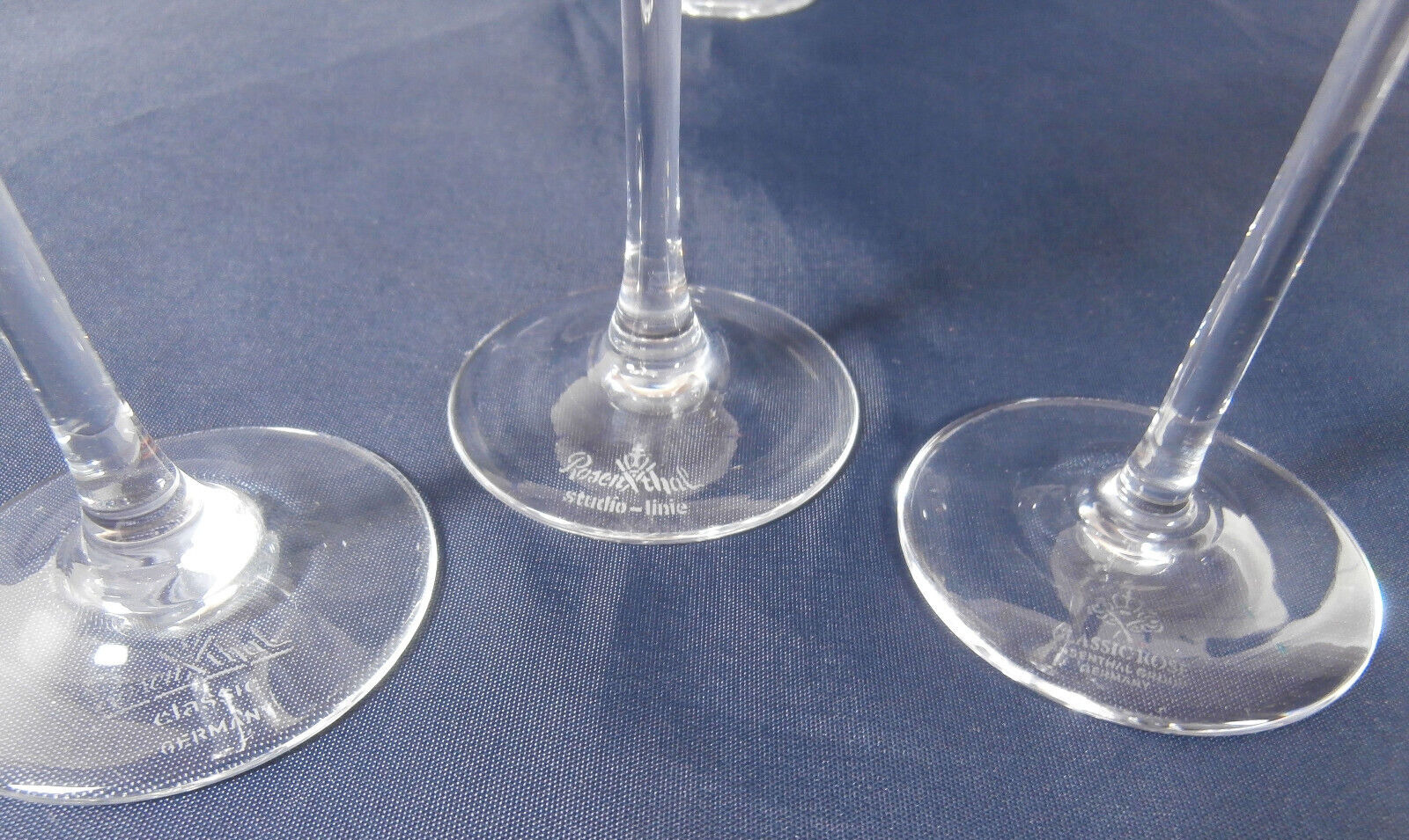 💥  Vintage Bjorn Wiinblad Rosenthal "6 Romance" Crystal cut sherry stem glass