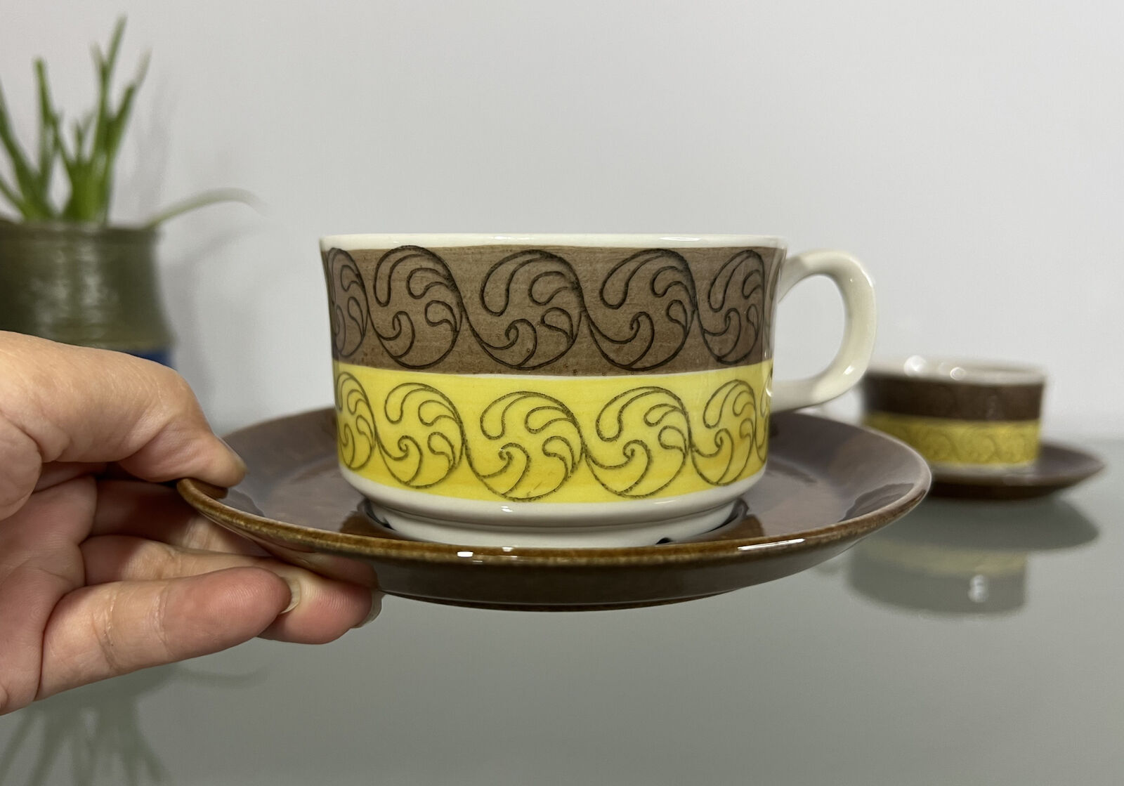 Gefle EK Tea Cup Set by Barbro Löfgren-Örtendahl