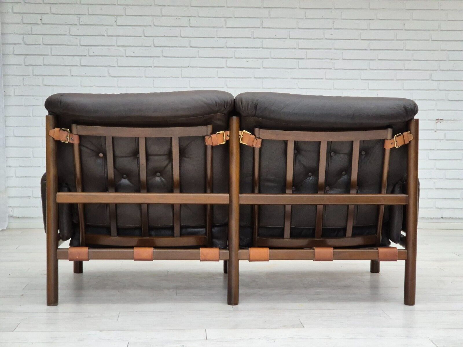 1970s Norwegian design by Ivar Opsvik for Bruksbo Norway 2 seater sofa