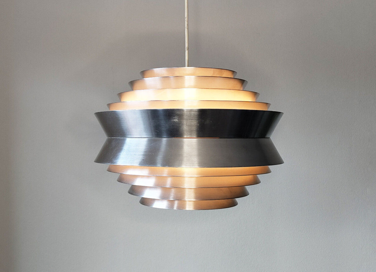 Large Trava pendant light by Carl Thore 1960s mid century Scandinavian design