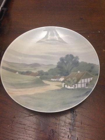 Bing  Grondahl Art Nouveau Wall Plate with landscape No 6967/357-20