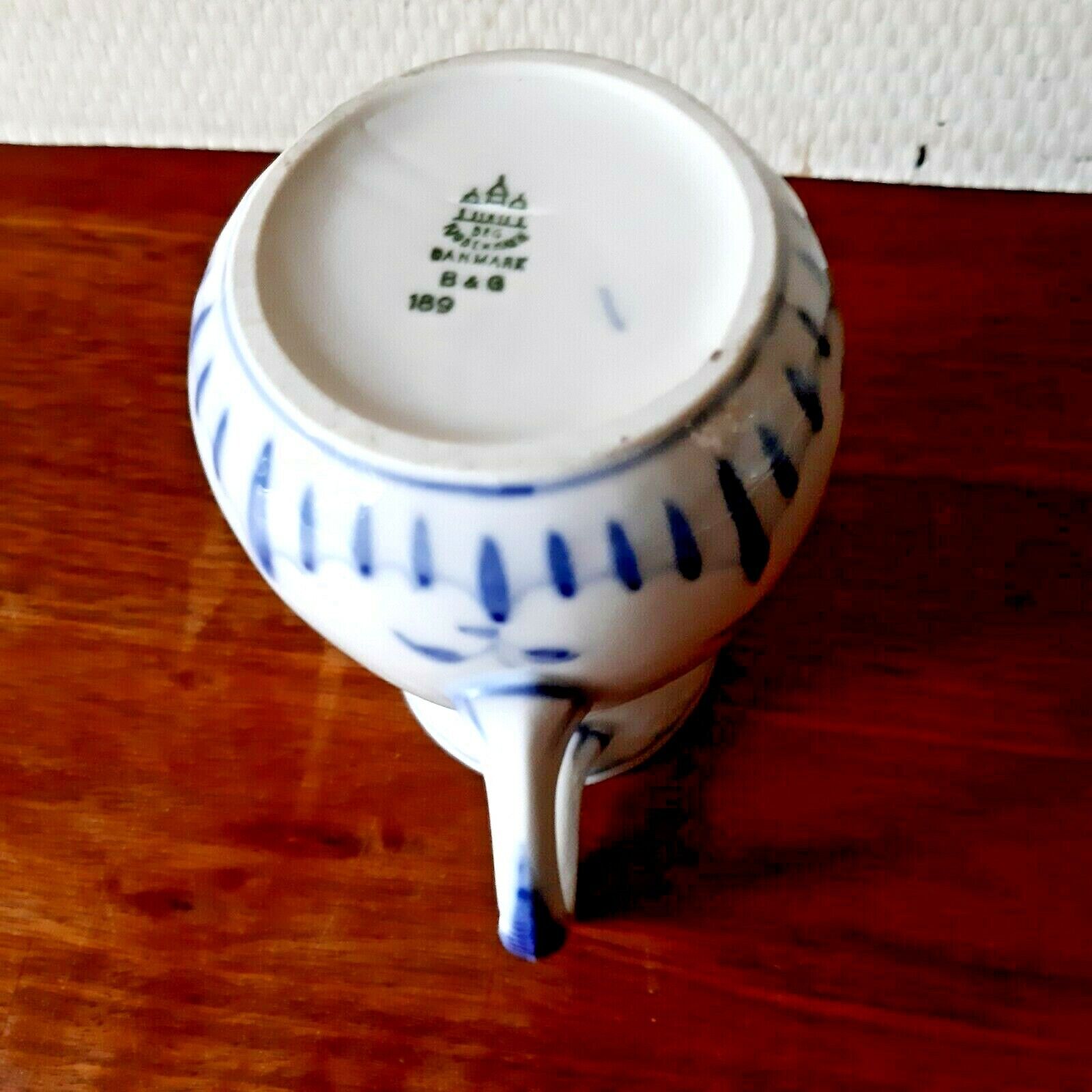 BUTTERFLY CREAMER # 189 Bing  Grondahl Royal Copenhagen 1948 - 1952