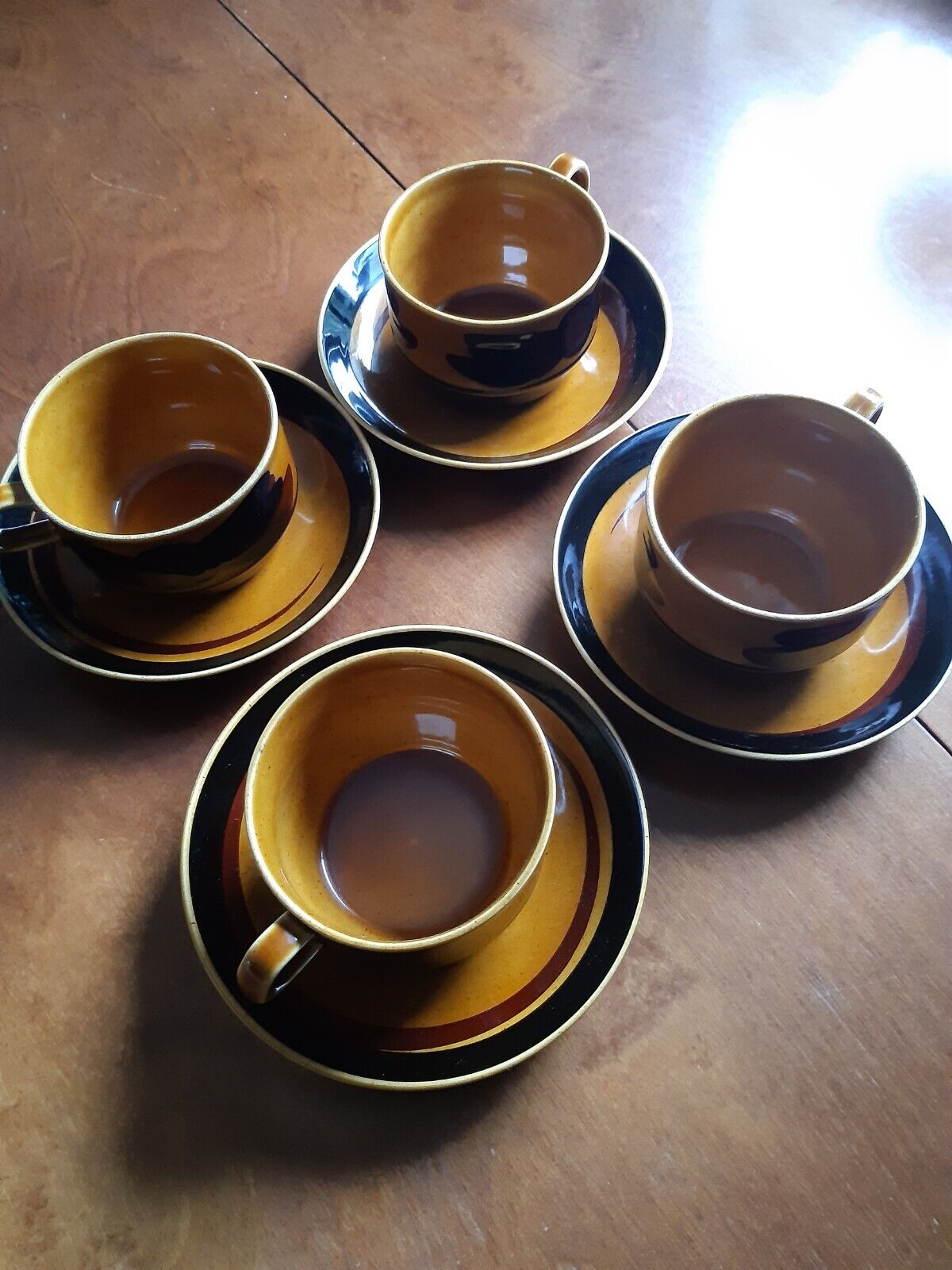 Tuna Rörstrand 1970 Teacups by Swedish designer Stålhane