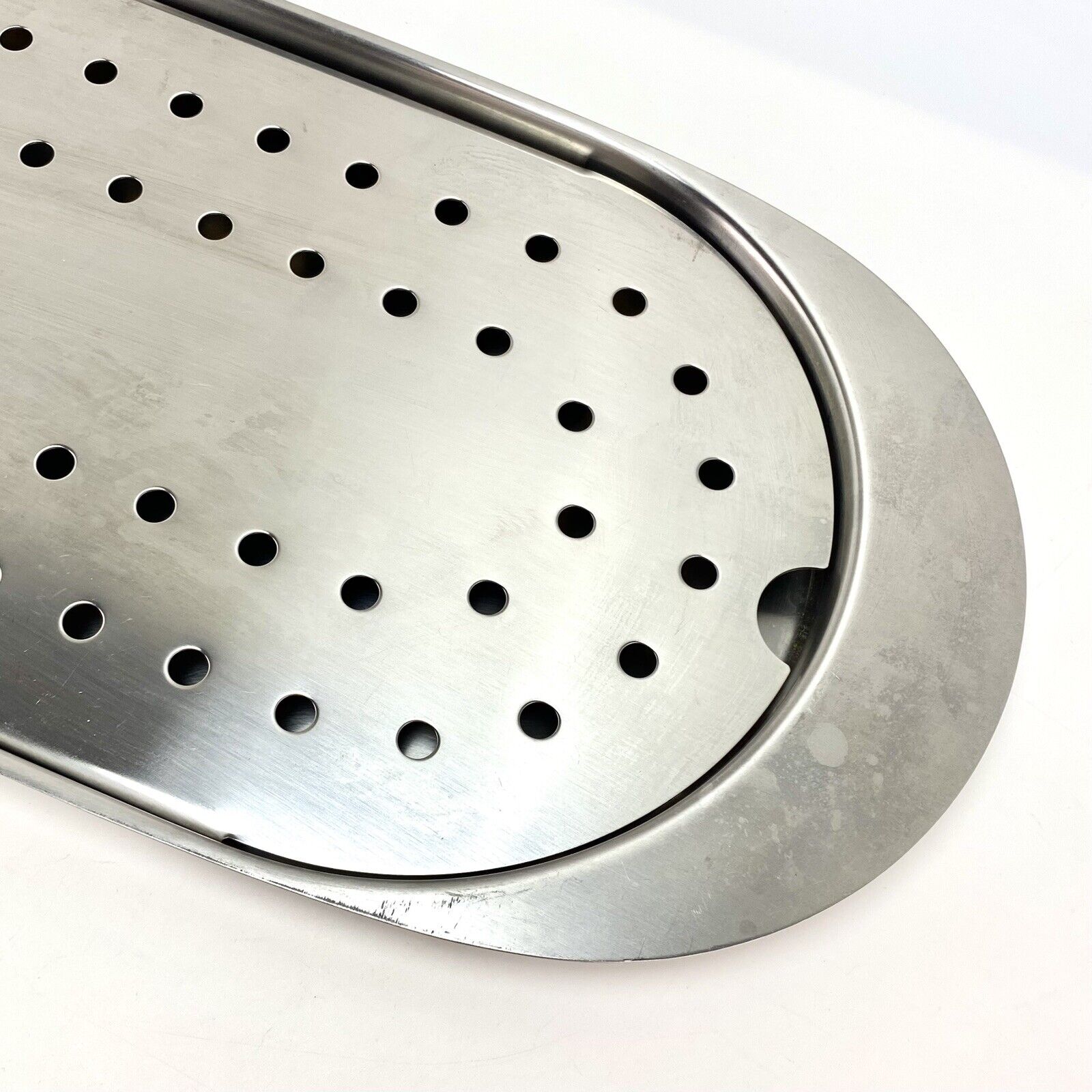 Vtg MCM Stelton Denmark Stainless Steel Cylinda Line Fish Tray Arne Jacobsen