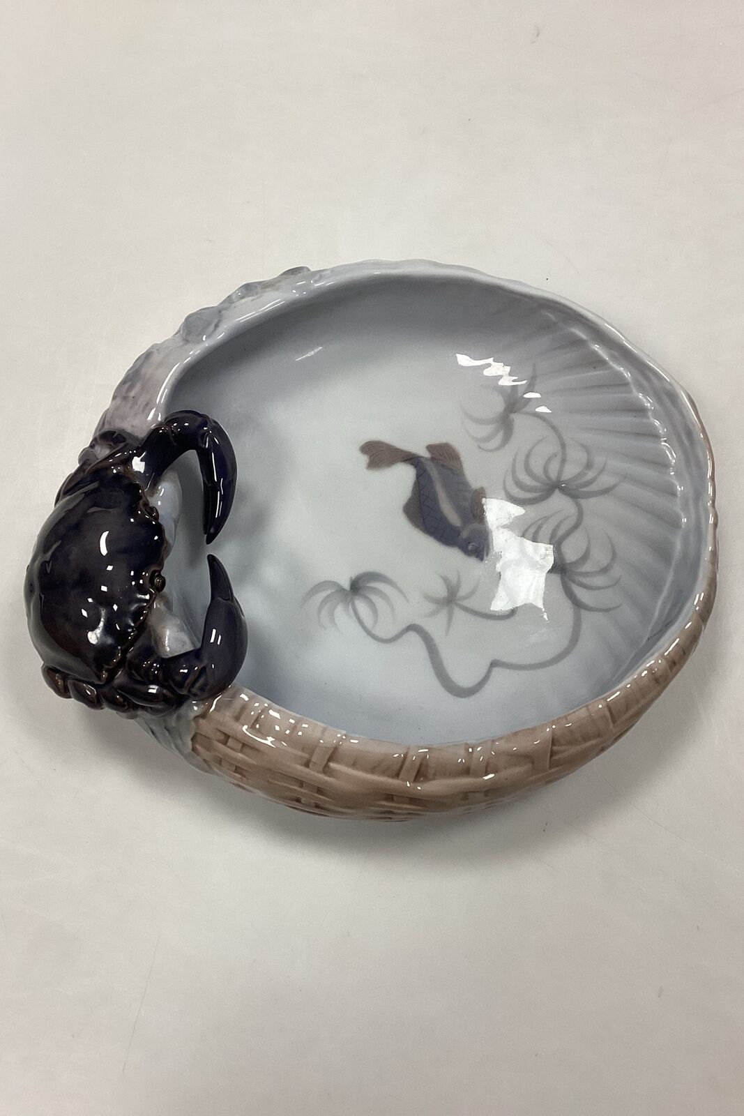 Royal Copenhagen Art Nouveau Bowl with Crab No 2465