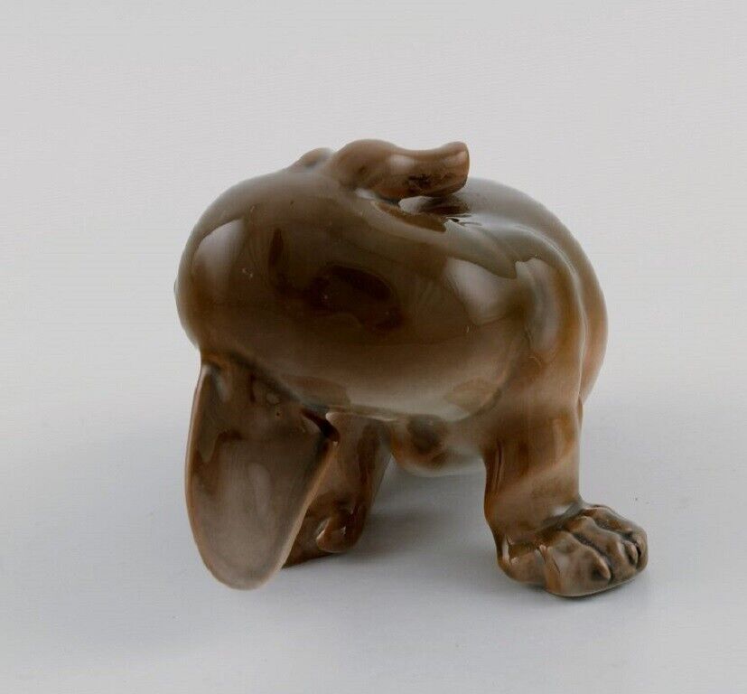 Royal Copenhagen porcelain figurine Dachshund puppy Model number 1407