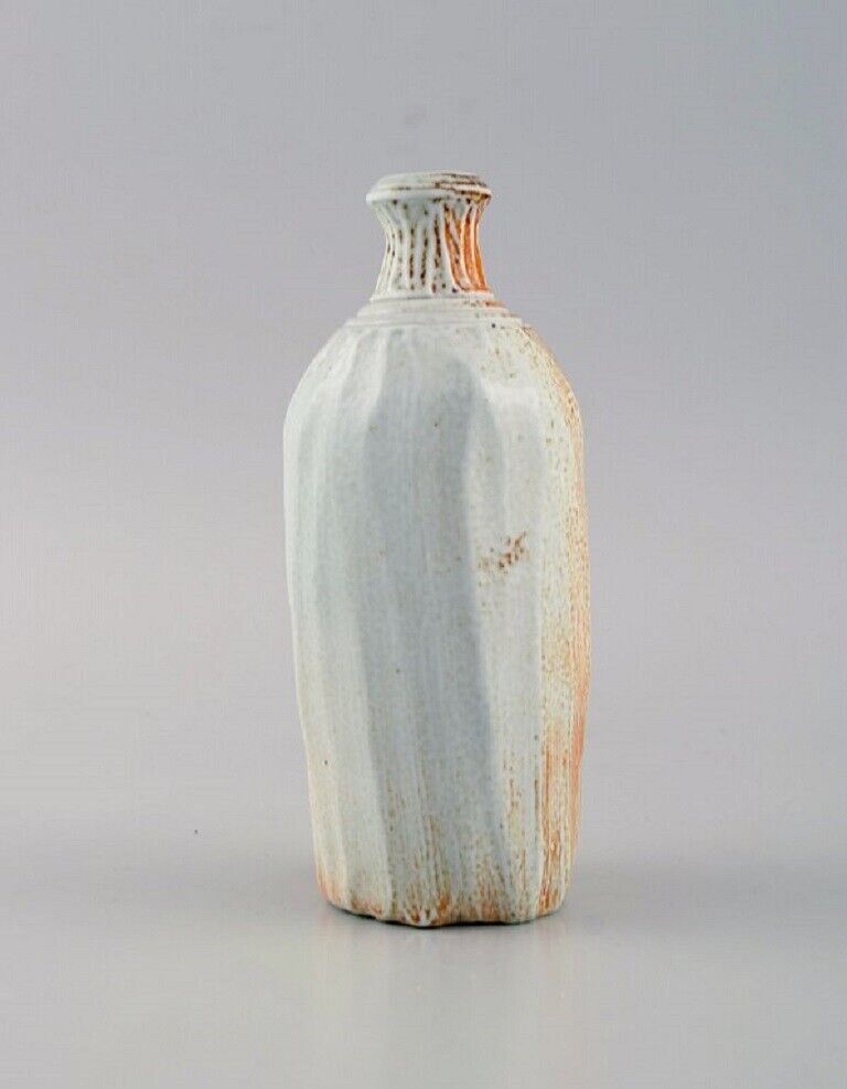 Danish studio ceramicist Unique vase in glazed stoneware Late 20th C