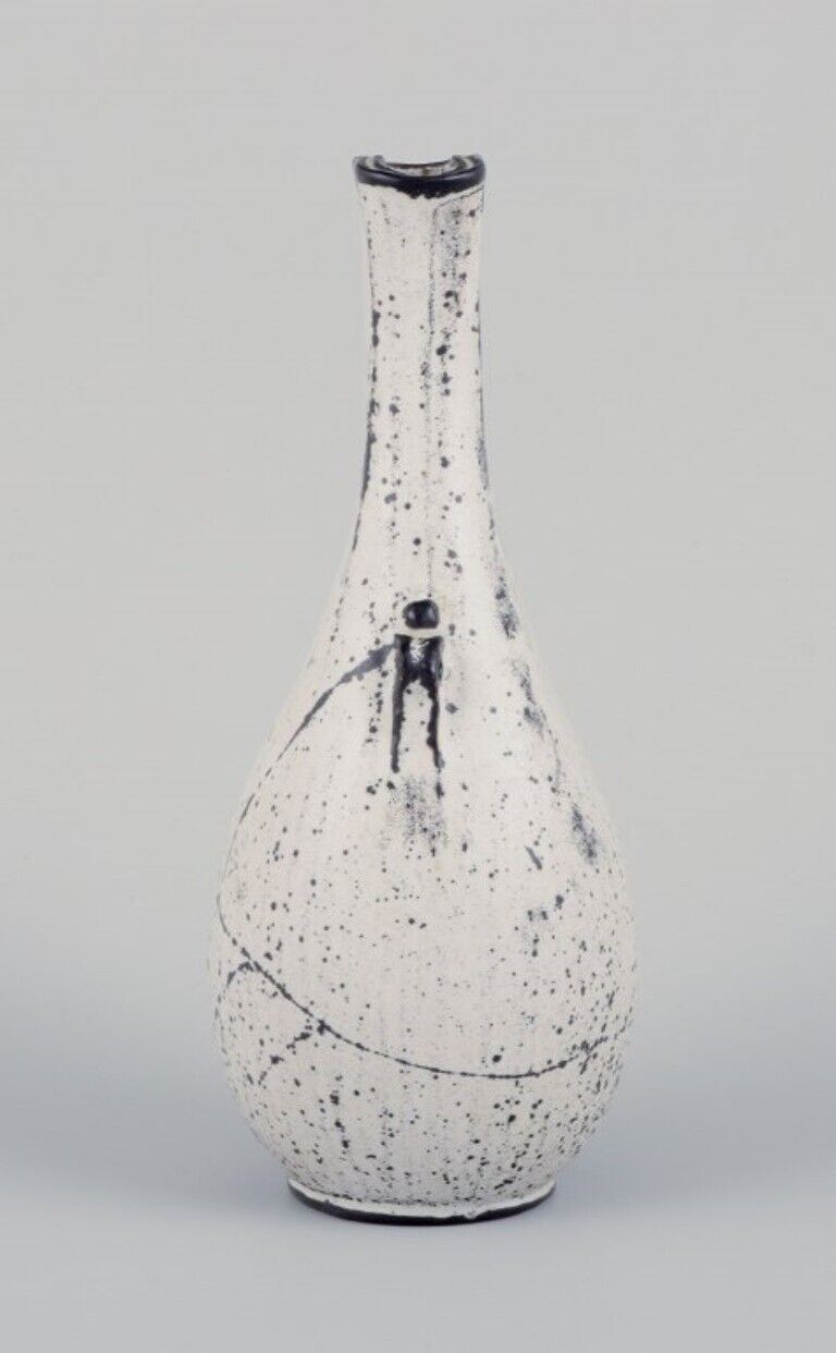 Svend Hammershøi for Kähler Ceramic vase with a narrow neck 1930s