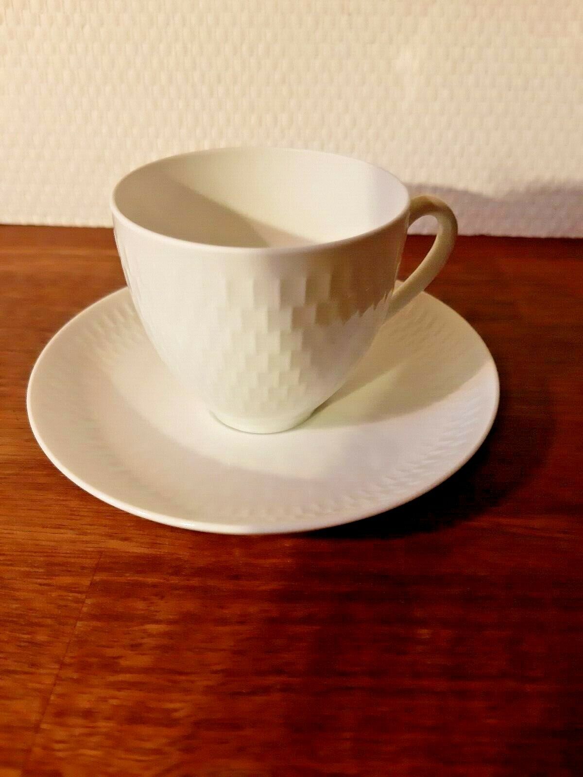 WHEAT 2 x  Espresso sets cups  saucers Royal Copenhagen Factory 1  2