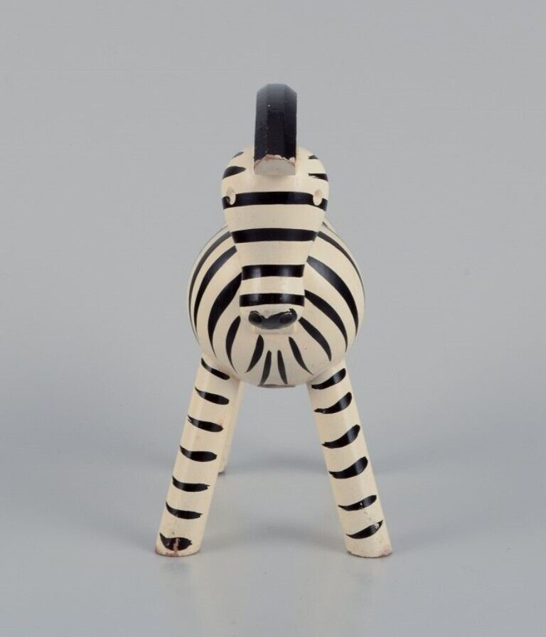 Kay Bojesen well-known Danish designer Wooden figurine of a zebra