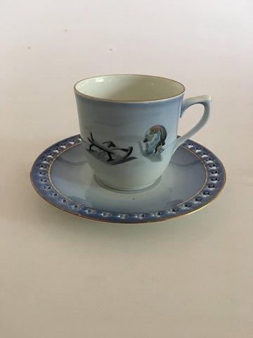 Bing  Grondahl Harald Wiberg Christmas Coffee Cup with Saucer No 3504/616