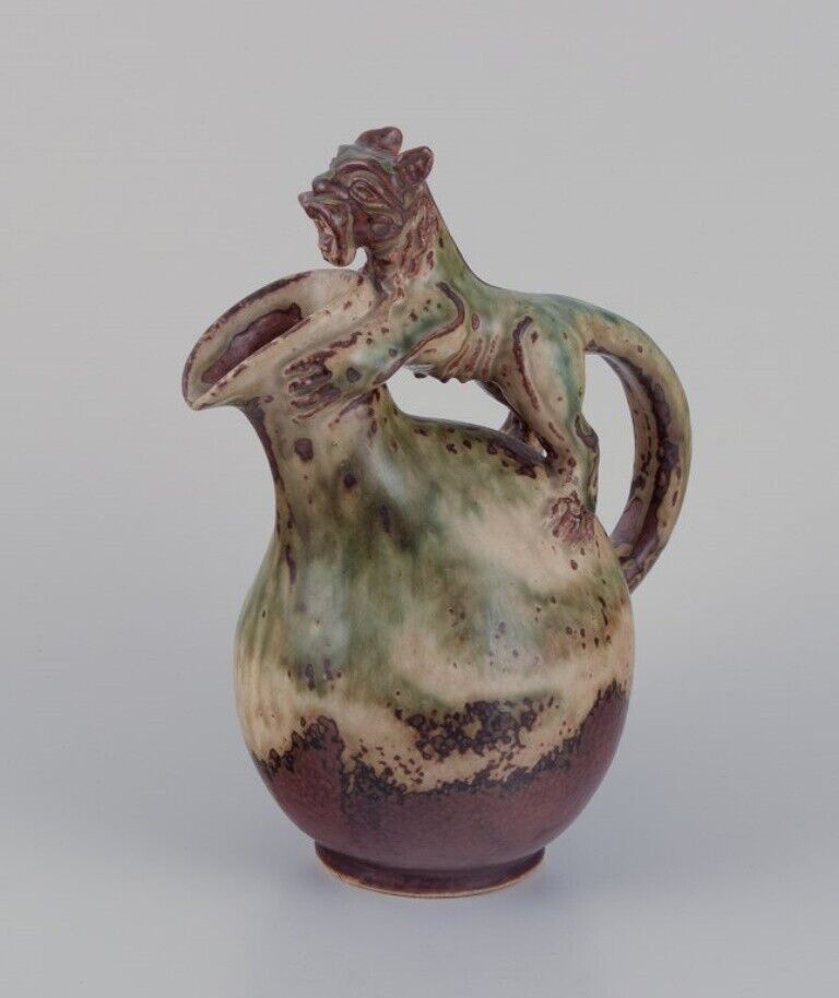 Bode Willumsen for Royal Copenhagen Ceramic pitcher in sung glaze