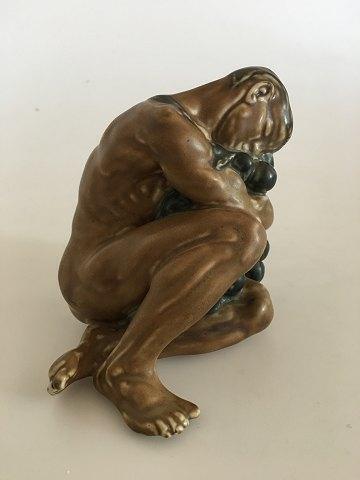 Kai Nielsen Bing  Grondahl Stoneware Figurine of Man with Grapes no 51C/4024