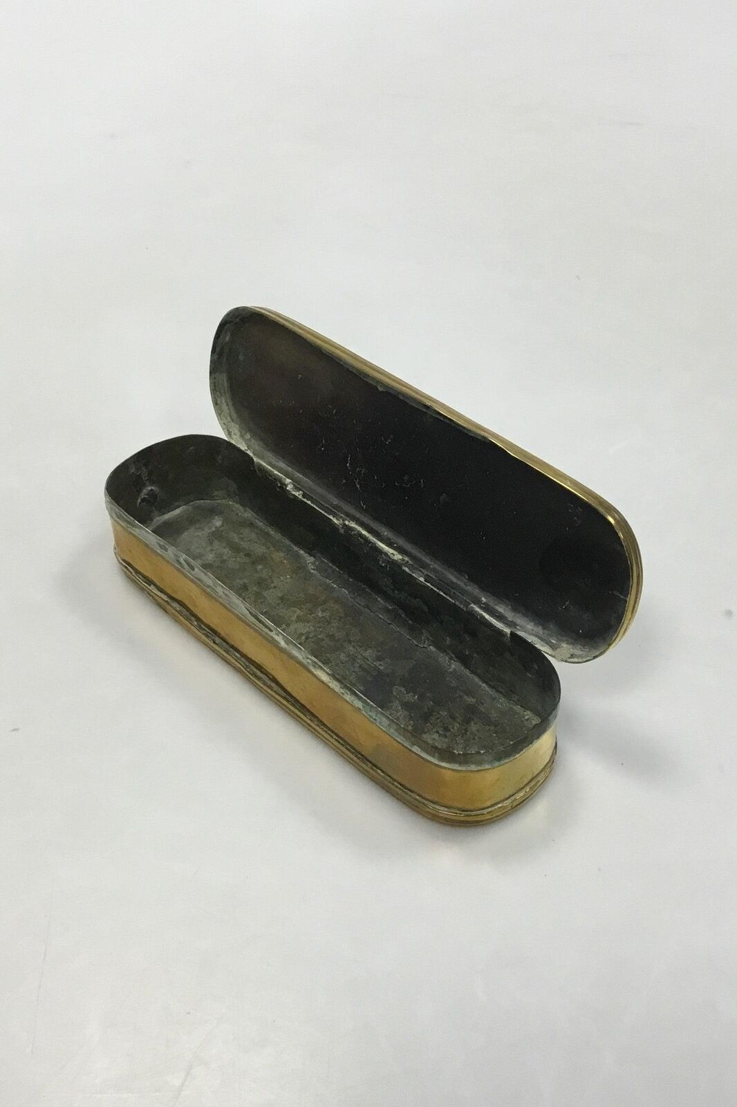 Brass snuff box