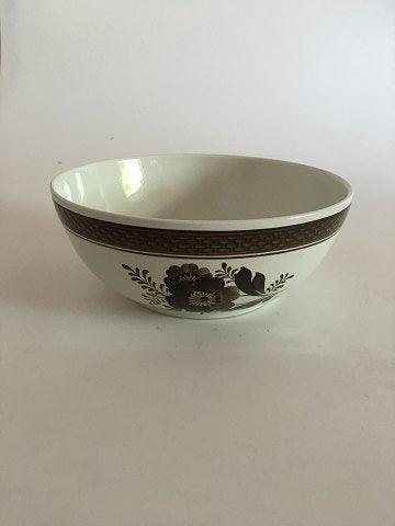 Royal Copenhagen Brown Tranquebar Salad Bowl No 934