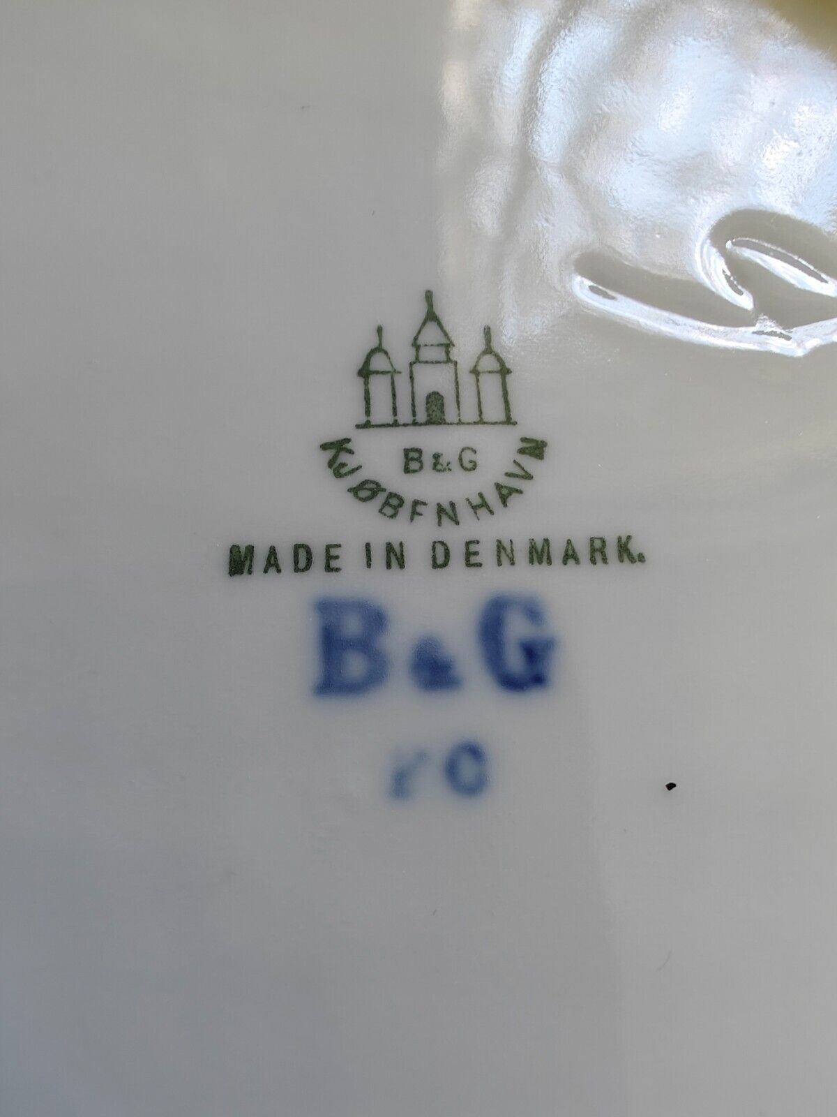 Bing Grøndahl Commemorative Plate from 1907