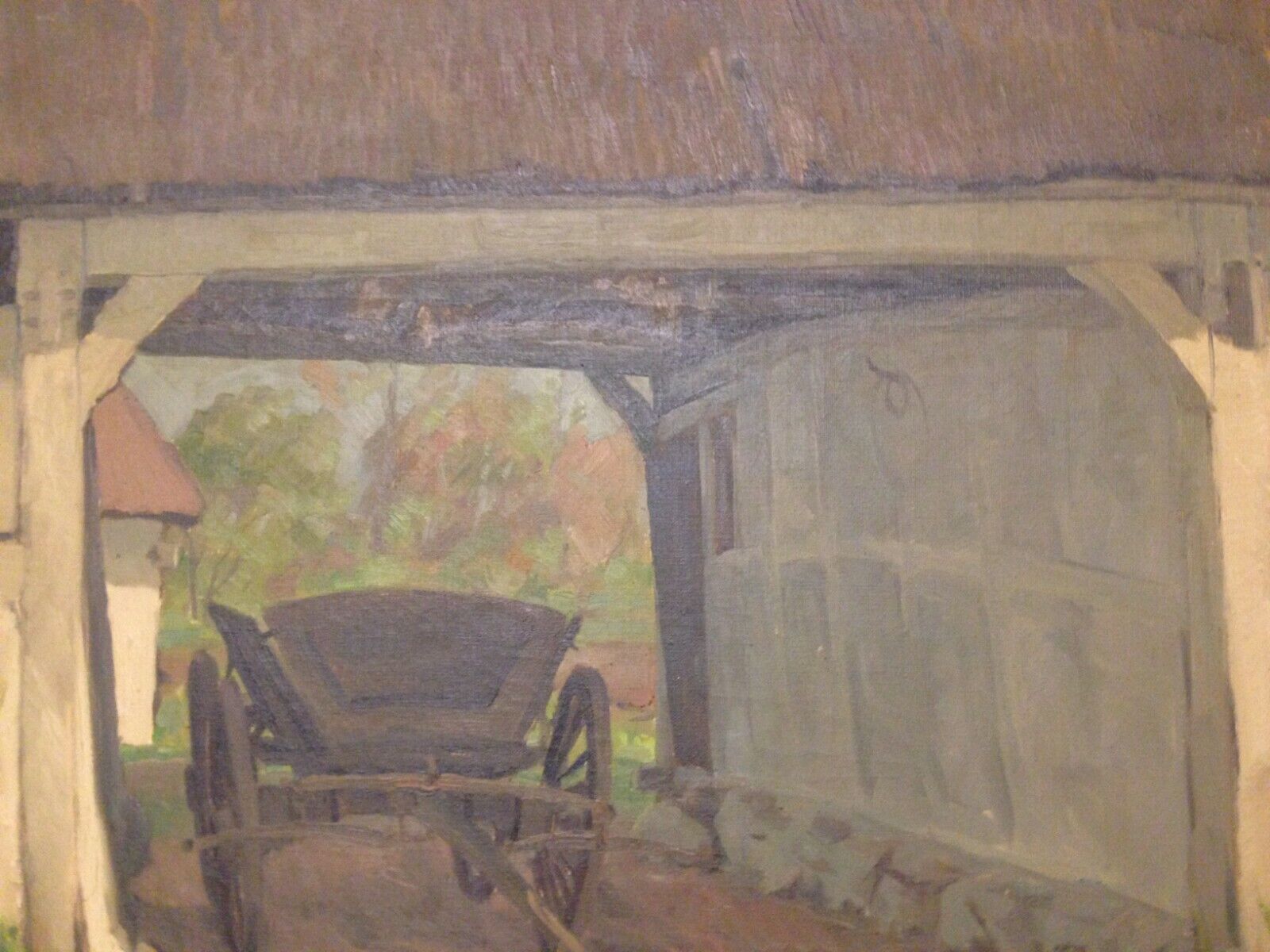 Einar Michelsen (1890- 1957): FARMHOUSE GATE