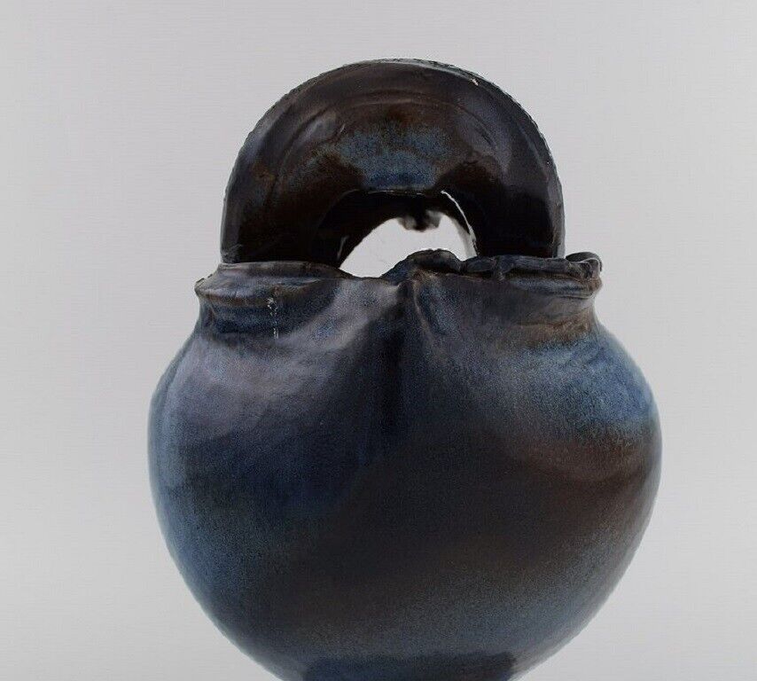 Francis Milici (b 1952) for Vallauris Large-organically shaped unique vase