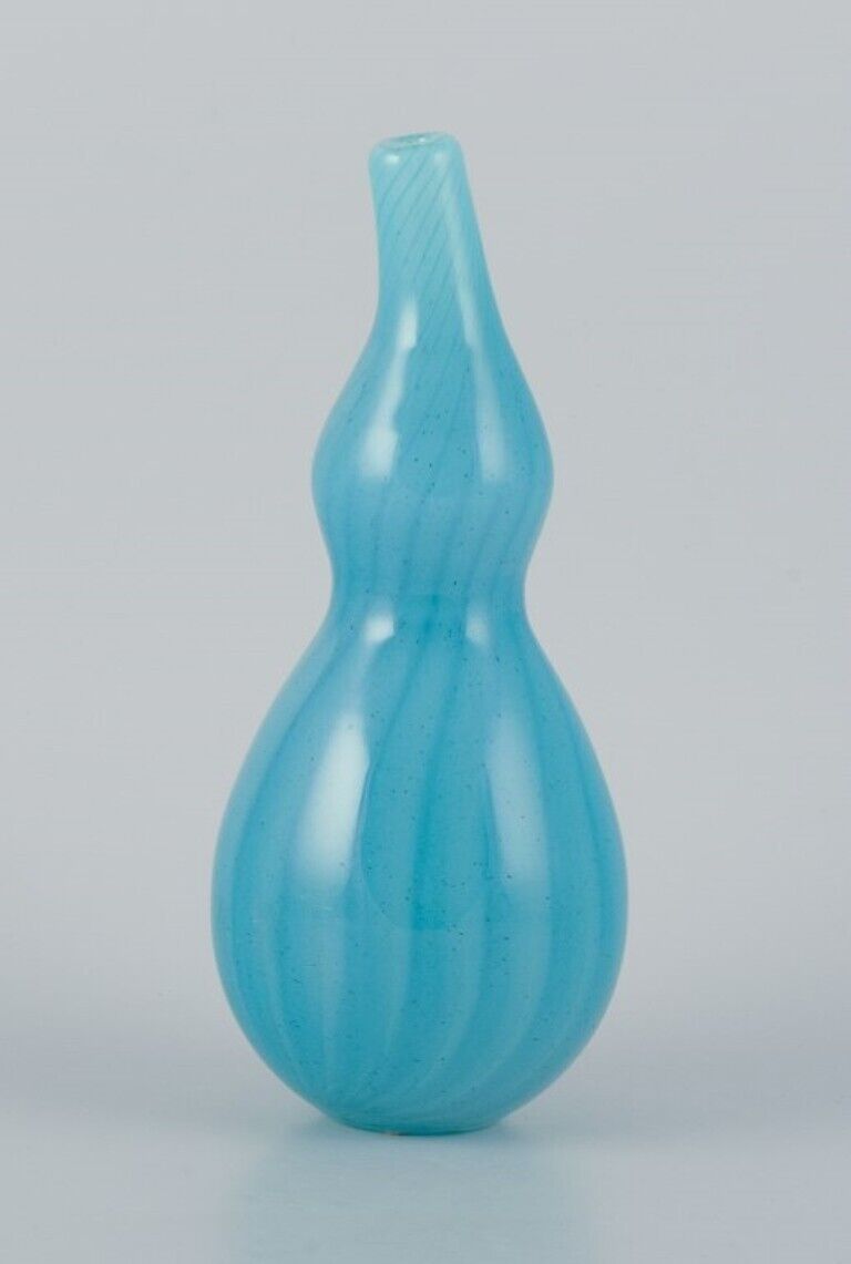 Susanne Allberg for Kosta Boda Sweden  Unique art glass vase in organic shape