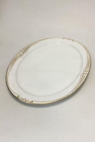 Royal Copenhagen Patttern No 117 Art Nouveau with Gold decoration Serving tray