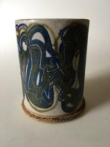 Sten Lykke Madsen Stoneware Vase from his own studio