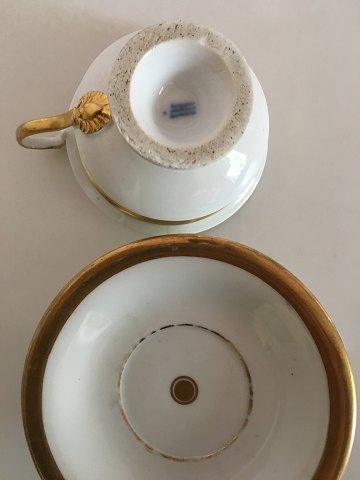 Royal Copenhagen Empire Cup and saucer from 1820-1850