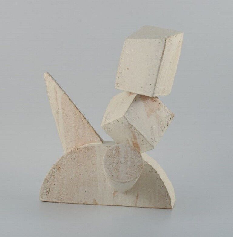 Christina Muff Danish contemporary ceramicist Cubist style monumental sculpture