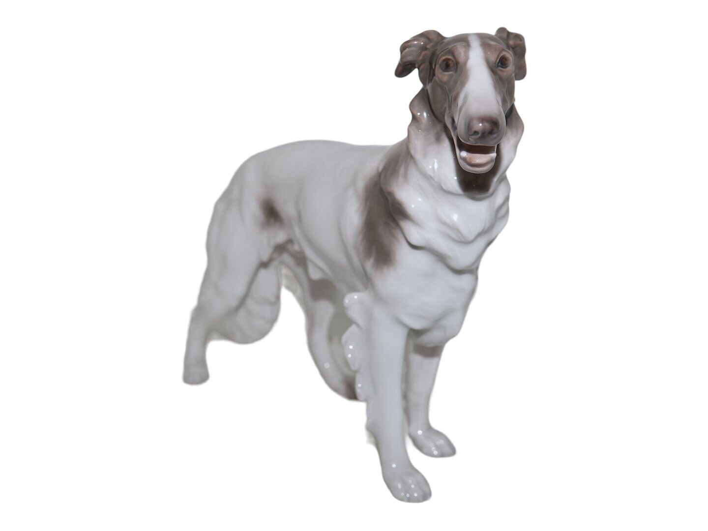 Large Bing  Grondahl dog figurine Borzoi (Russian Hound)