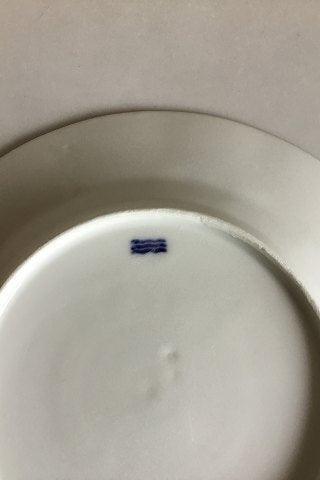 Royal Copenhagen White Blue Flower Angular Plate