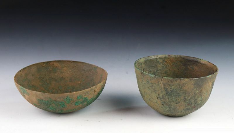 *SC* WESTERN-CENTRAL ASIA BACTRIAN BRONZE BOWL & CUP 2ND MILL BC