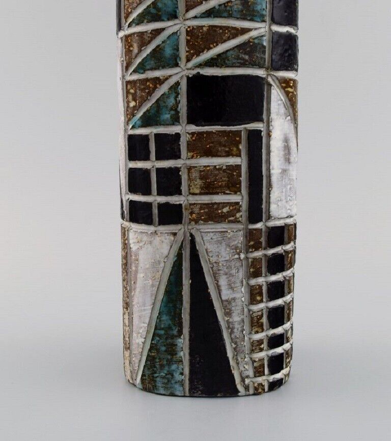 Ingrid Atterberg (1920-2008) for Upsala-Ekeby Rare vase in glazed stoneware