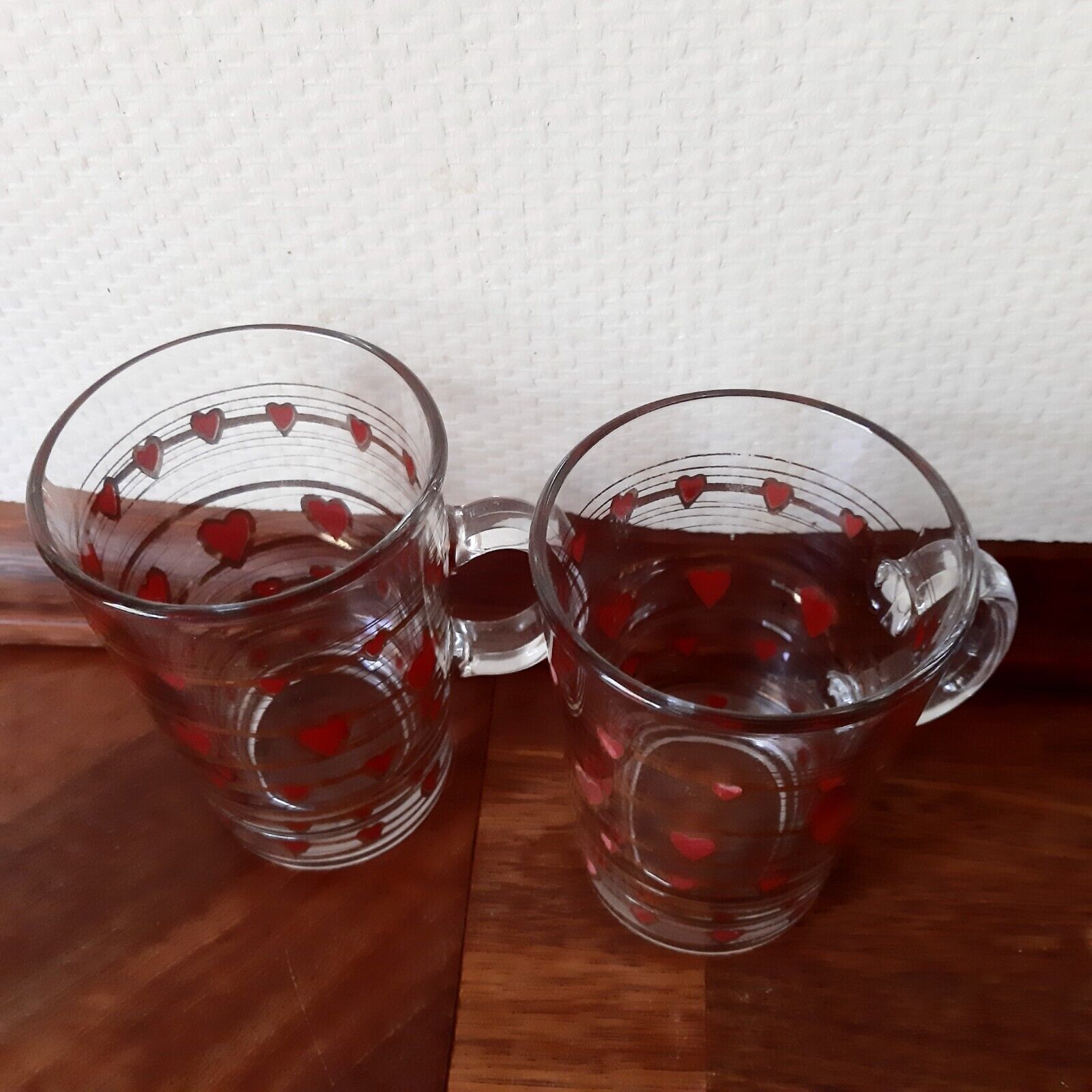 2 x CRYSTAL CHRISTMAS 2004 ANNUAL HOT DRINK GLASSES HOLMEGAARD Peter Svarrer