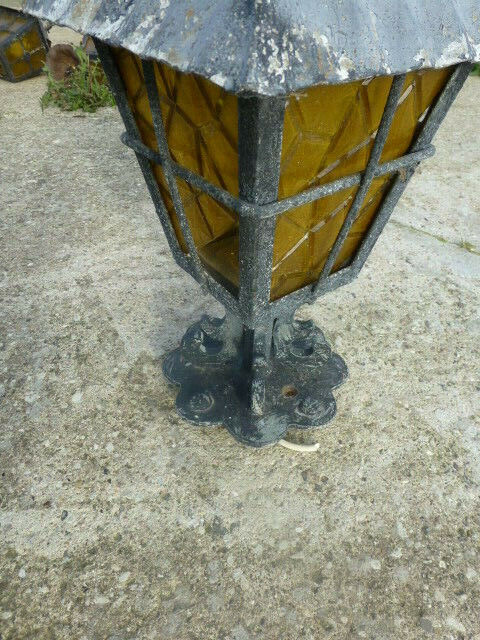 Wrought Iron Lamp for Mast