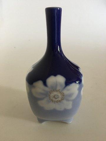 Royal Copenhagen Art Nouveau Vessel Vase No 367/135 with Flower decoration