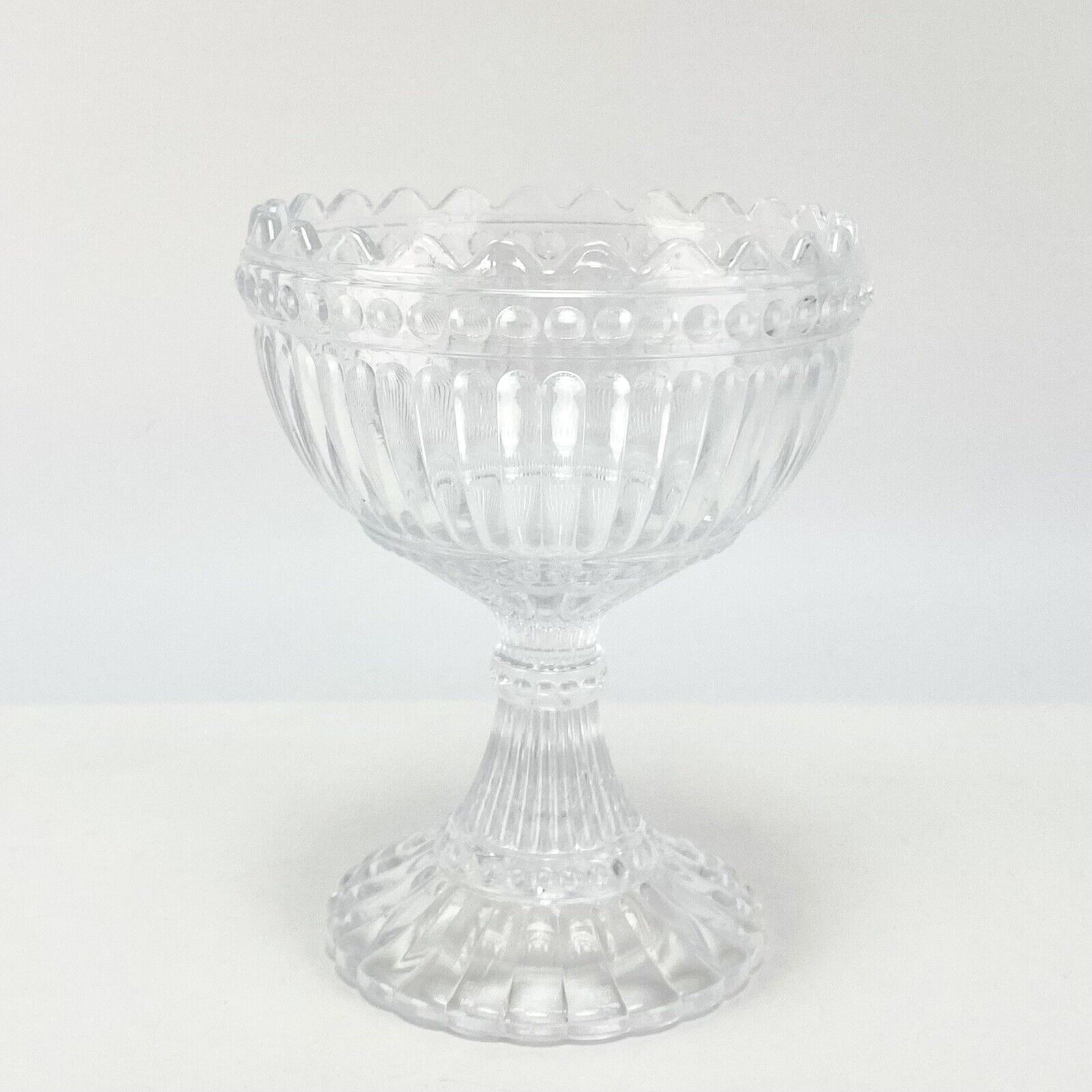 Finnish MCM Design Iittala Marimekko Mariskooli Serving Snack Bowl Votive Clear